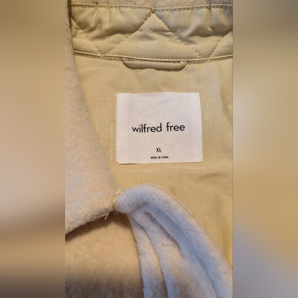 [XL] NWT Wilfred Free Ganna Shirt Jacket in Yellow - Picture 3 of 12